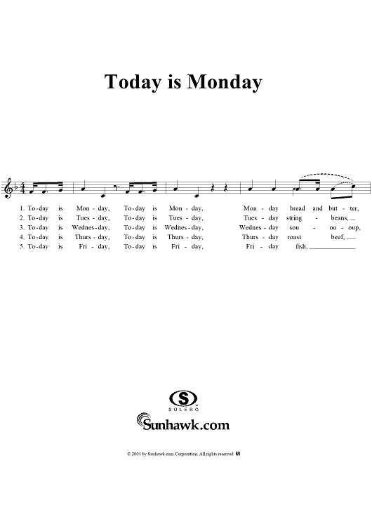 Today is Monday