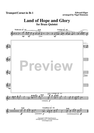 Land of Hope and Glory - Trumpet 1