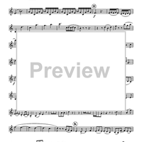 Allegro from "String Quartet 17" - Clarinet 2 in B-flat