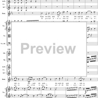 La Finta Giardiniera, Act 3, No. 26 "Wenn du mich auch verlässest" (Aria) - Full Score