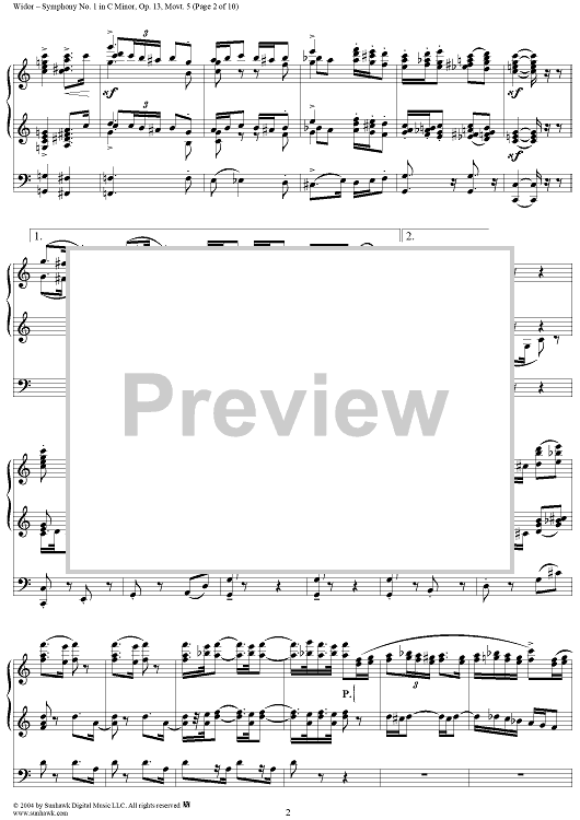 Symphony No. 1 in C Minor, Op. 13: Movt. 5
