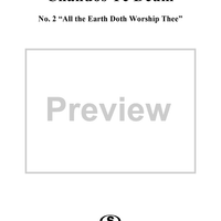 Chandos Te Deum in B-flat Major, HWV281: No. 2, All the Earth Doth Worship Thee