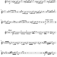 Concerto for Organ in Bb Major, Op 4, No. 2 (HMV 290) - Oboe 1