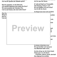 Lieder der Seele - Score