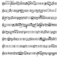 Suite from Le Chapeau de Paille - Trumpet in C