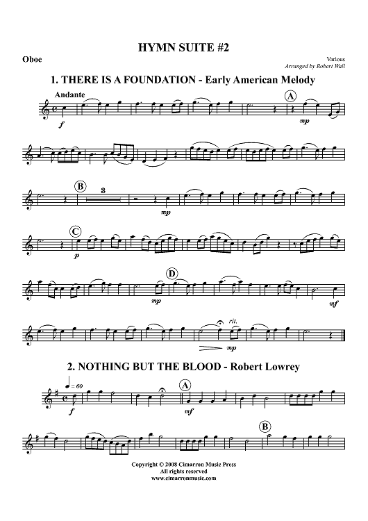 Hymn Suite #2 - Oboe