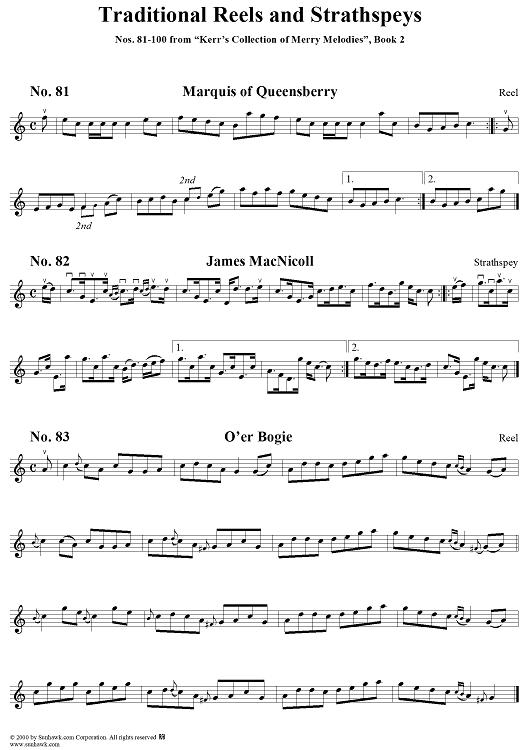 Nos. 81-100: Reels and Strathspeys