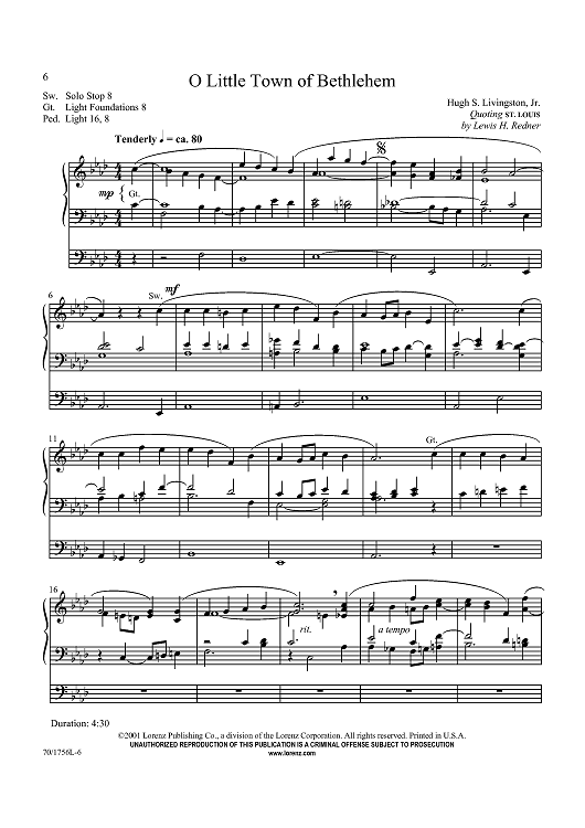 O Little Town of Bethlehem