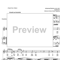 Bei dir sind meine Gedanken Op.95 No. 2