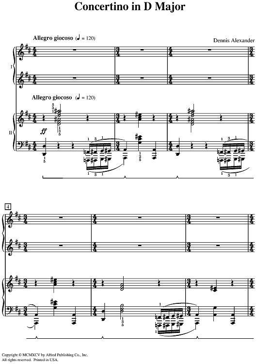 Concertino in D Major