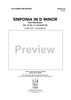 Sinfonia in D Minor - First Movement - Score