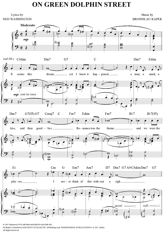 On Green Dolphin Street