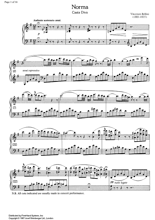 Casta Diva from Norma