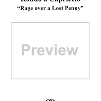 Rondo a Capriccio in G Major ("Rage over a Lost Penny"), Op. 129