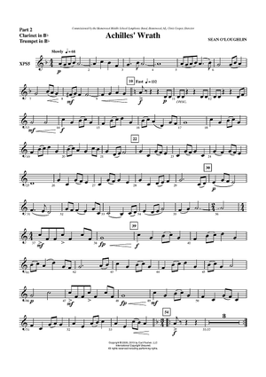 Achilles’ Wrath - Part 2 Clarinet in Bb / Trumpet in Bb
