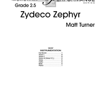 Zydeco Zephyr - Score