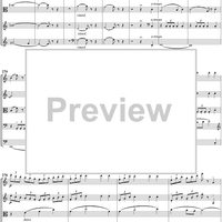 Quintet in C Major, Movement 4 - Score