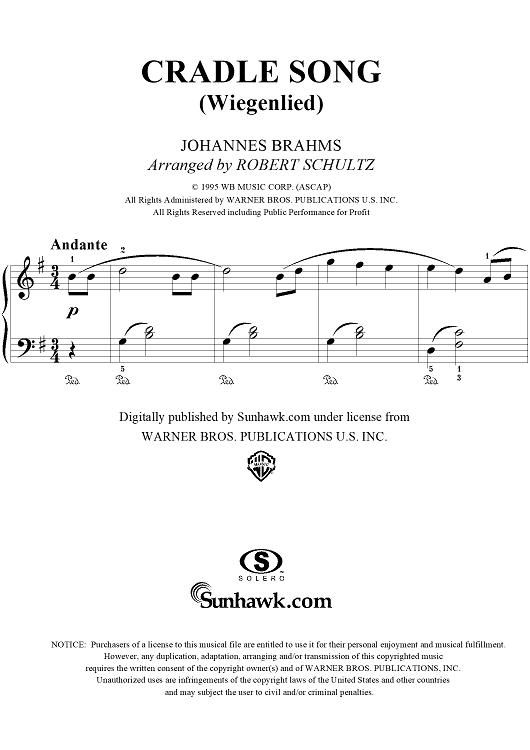 Lullaby (Cradle Song)