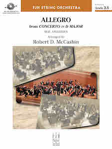 Allegro from Concerto in D Major - Score