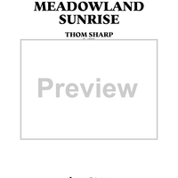 Meadowland Sunrise - Score