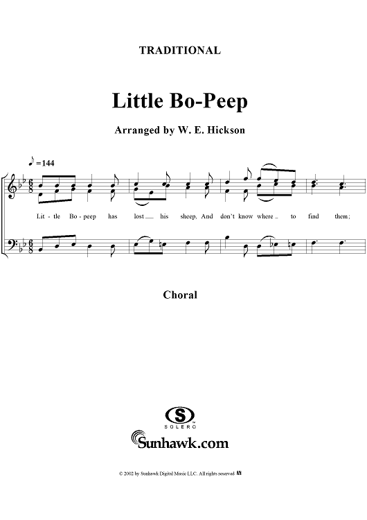 Little Bo-Peep