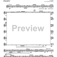 Aria - Duet from Cantata No. 78 - Bassoon 2 or Bass Clarinet 2