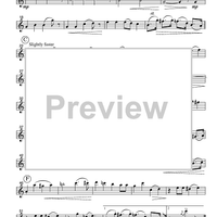 Music for Four, Collection No. 2 - Early Pop Favorites - Part 1 Clarinet in Bb