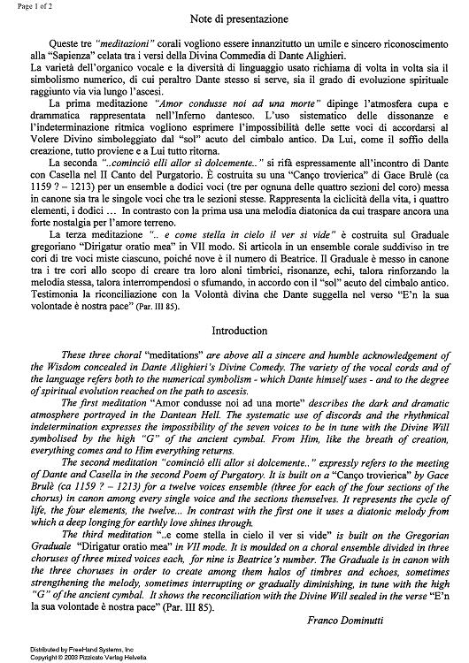 ...e come stella in cielo il ver si vide. - Preface