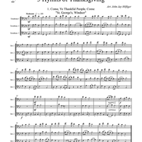 3 Hymns of Thanksgiving - Score