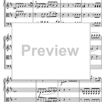 Quartet D Major KV285 - Score