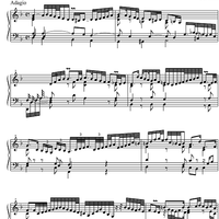 Sonata d minor BWV 964 arr. of violinsonata BWV 1003