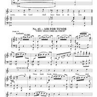 Messiah, no. 43: Thou shalt break them - Piano Score
