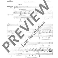 Eight Songs in E flat major - Piano Reduction
