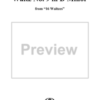 Waltz No. 9 in D Minor