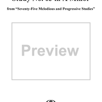 Study No. 65 in A Minor