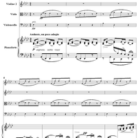 Piano Quintet, Op. 34a, Movement 2 - Piano Score