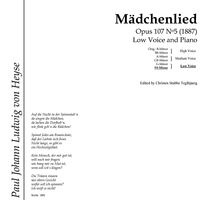 Mädchenlied Op.107 No. 5