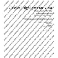 Classical Highlights for Viola
