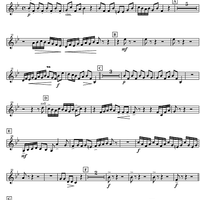 The Arrival of the Queen of Sheba HWV 67 - Flugelhorn