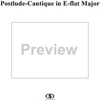 Postlude-Cantique in E-flat Major