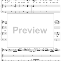 "Leget euch dem Heiland unter", Aria, No. 5 from Cantata No. 182: "Himmelskönig, sei willkommen" - Piano Score