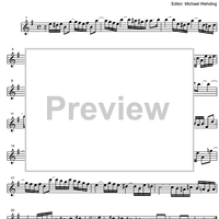 Three Part Sinfonia No. 4 BWV 790 d minor - B-flat Soprano Saxophone