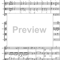 String Quartet No. 3 Bb Major D36 - Score