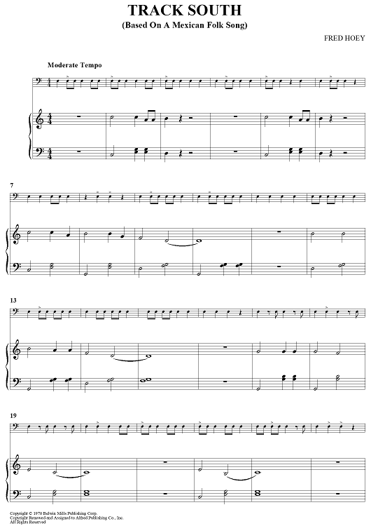 Track South (Based on a Mexican Folk Song)