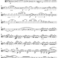 String Quintet No. 1 in A Major, Op. 18 - Viola 1