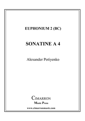 Sonatine A 4 - Euphonium 2