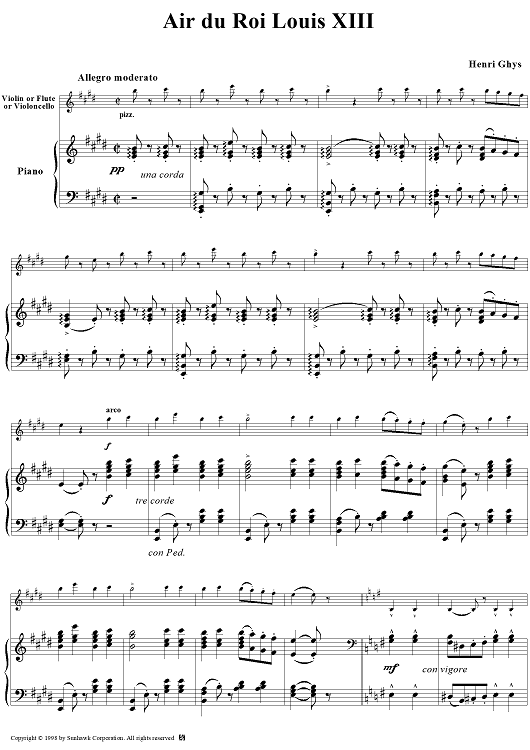 Air du Roi Louis XIII