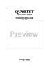 Quartet (Sonata in C major, Op. 15) - Score