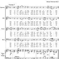 "Wir essen und leben wohl" (choral), No. 8 from Cantata No. 4