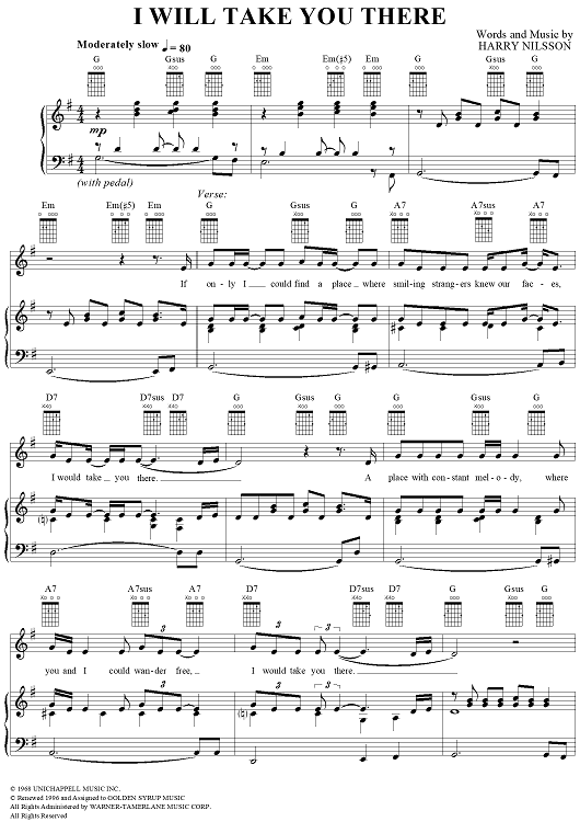 I Will Take You There